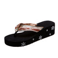 Thong Sandals Women Slippers With Rhinestones Flip Flops Boho Beach Shoes