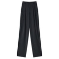High-grade Suit Drooping Wide-leg Pants Loose Draggle-tail Trousers