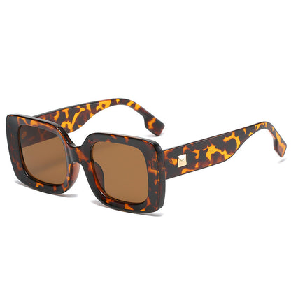 New Retro Square Large Frame Sunglasses