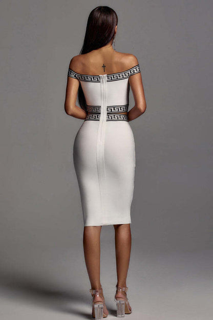 Trade High-end Dress Package Hip Bandage Dress