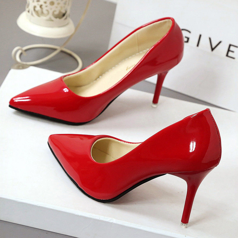 Ladies Pointed Stiletto Pumps High Heels