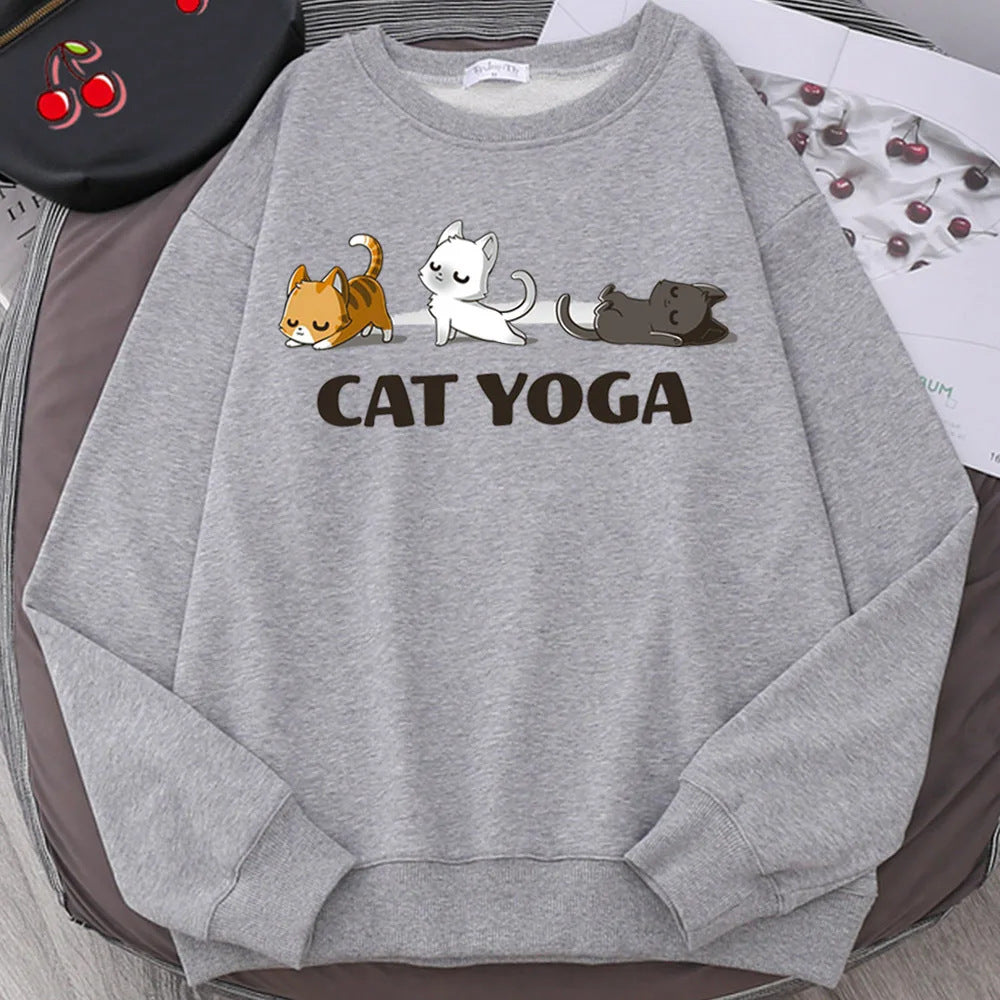 Women's Fashion Yoga Printed Sweater