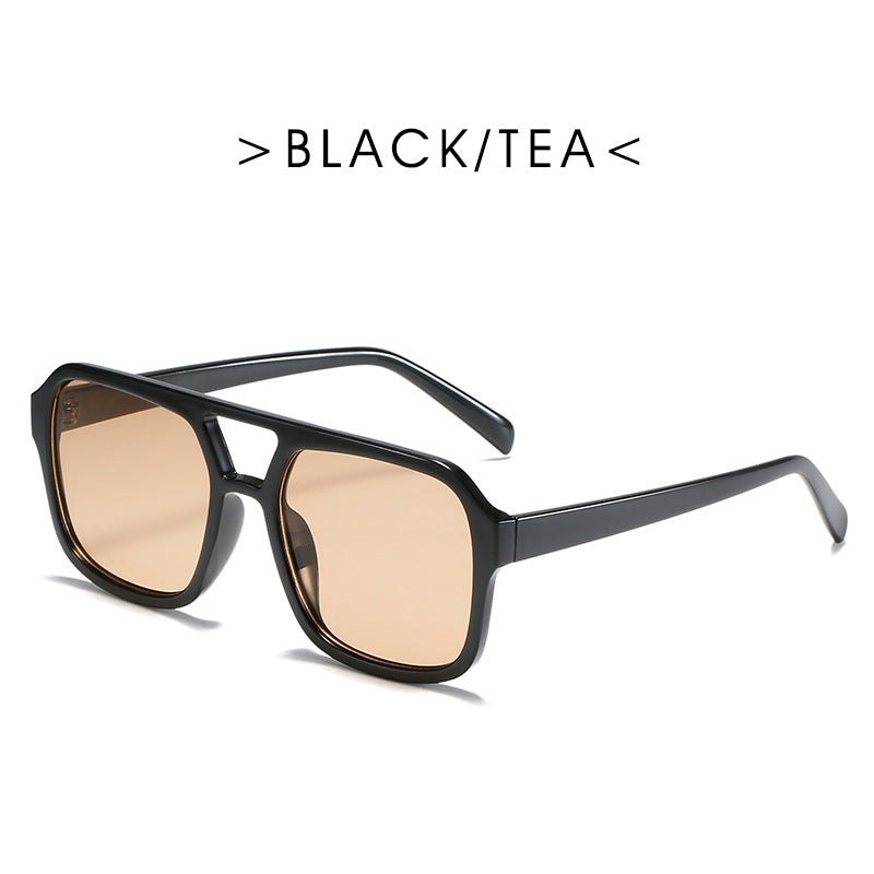 Square Double Beam Sunglasses