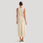 Elegant Knitted Sleeveless Dress