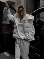 Cotton Vest Trendy Sleeveless Hooded Jacket