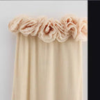Flower Decoration Chest-wrapped Dress
