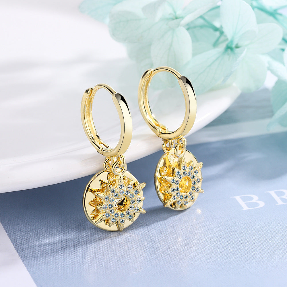 Ins Style Temperament European And American Earrings Ear Jewelry Women