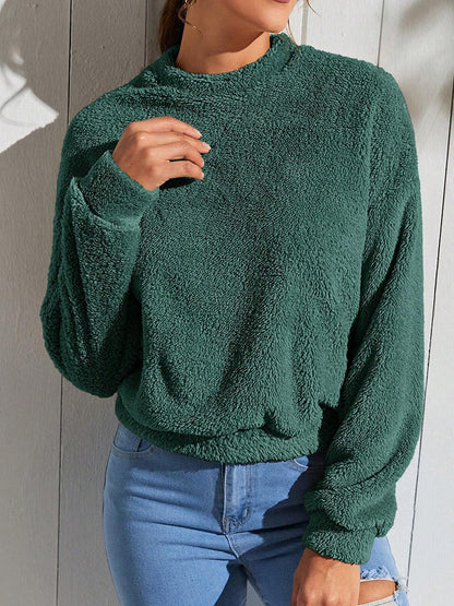 Double-sided Velvet Loose Fleece Sweatshirt