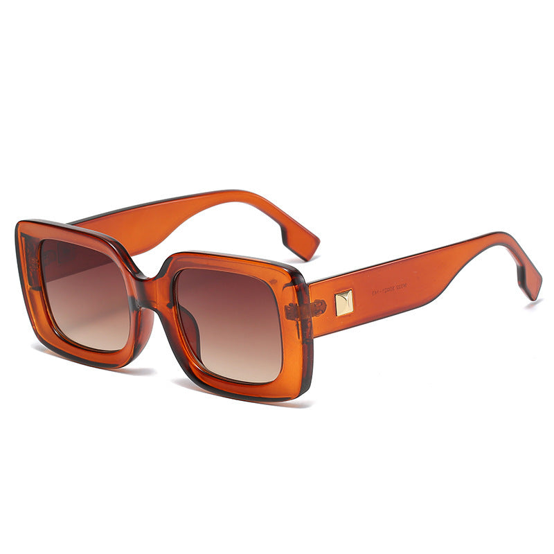 New Retro Square Large Frame Sunglasses