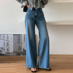 Retro High Waist Slimming Jeans Women