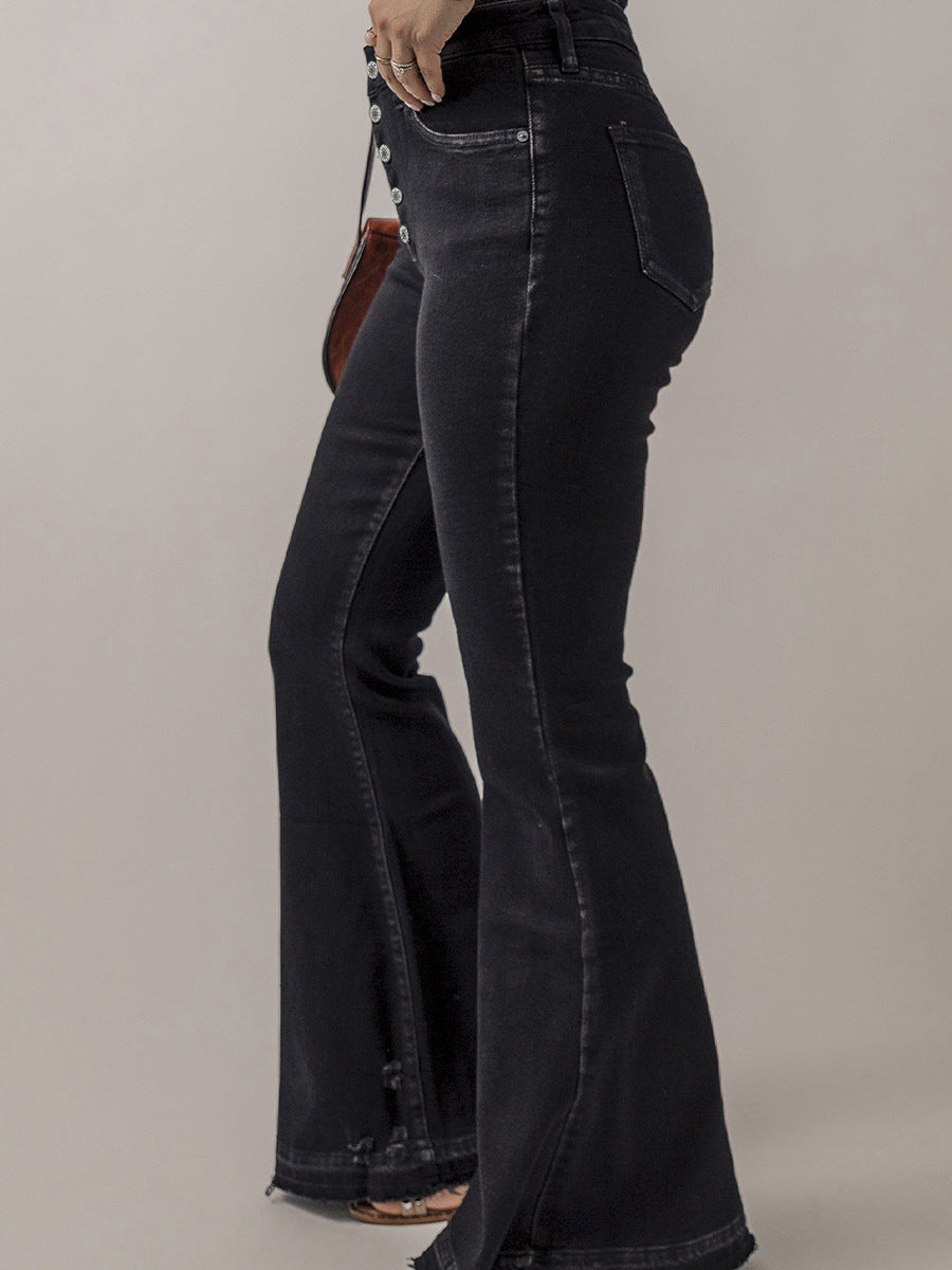 Women's High Waist Slim Jeans